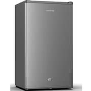 KROME 120L Single Door Refrigerator Inox Silver - KR-RDC120H