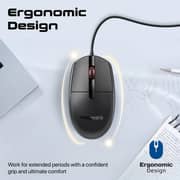 Promate Wired Optical Mouse Black