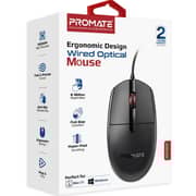 Promate Wired Optical Mouse Black
