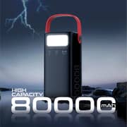 Promate Power Bank 80000mAh Black/Red POWERMINE-80