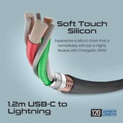 Promate Power Delivery Dual Port Adapter 25 Watts With Ultra-Fast USB-C To Lightning Cable Black