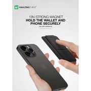 Amazing Thing Marsix Pro Mag Magnetic Wallet Case Card Holder Black iPhone 14, 13 & 12 Series
