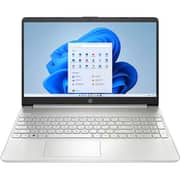 HP (2022) Laptop - 12th Gen / Intel Core i3-1215U / 15.6inch FHD / 256GB SSD / 4GB RAM / Shared Intel UHD Graphics / Windows 11 / English & Arabic Keyboard / Natural Silver / Middle East Version - [15S-FQ5141NE]