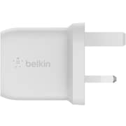 Belkin Dual USB-C GaN Wall Charger With PPS 45 Watts White