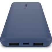 Belkin BCHARGE 3P Dual USB-A & USB-C Power Bank 10000mAh Blue BPB011BTBL