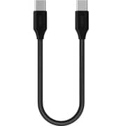 Green Lion Braided USB Type-C To Type-C Cable 30cm Black
