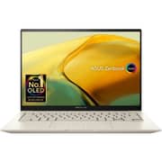 Asus Zenbook 14X OLED (2023) Ultrabook - 13th Gen / Intel Core i9-13900H / 14.5inch OLED / 1TB SSD / 16GB RAM / 4GB NVIDIA GeForce RTX 3050 Graphics / Windows 11 Home / English & Arabic Keyboard / Beige / Middle East Version - [UX3404VC-OLEDI9SG]