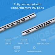 Asus Vivobook 16 (2023) Laptop - 13th Gen / Intel Core i7-13700H / 16inch WUXGA / 1TB SSD / 16GB RAM / Shared Intel Iris Xe Graphics / Windows 11 Home / English & Arabic Keyboard / Silver / Middle East Version - [X1605VA-MB211W]