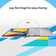 Asus Vivobook 16 (2023) Laptop - 13th Gen / Intel Core i7-13700H / 16inch WUXGA / 1TB SSD / 16GB RAM / Shared Intel Iris Xe Graphics / Windows 11 Home / English & Arabic Keyboard / Silver / Middle East Version - [X1605VA-MB211W]