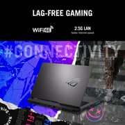 Asus ROG Strix G15 Gaming (2022) Laptop - AMD Ryzen 7-6800H / 15.6inch FHD / 512GB SSD / 16GB RAM / 4GB NVIDIA GeForce RTX 3050 Graphics / Windows 11 Home / English & Arabic Keyboard / Eclipse Grey / Middle East Version - [G513RC-HN088W]