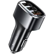 Yesido QC 3.0 Smart 3 USB Port Car Charger Black