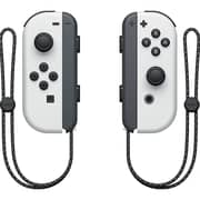 Nintendo Switch OLED 64GB White Middle East Version + Sushi Striker + DC SuperHero Girls + Starlink: Battle For Atlas