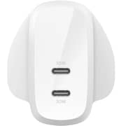 Belkin BoostCharge Pro Dual Port USB-C Wall Charger White