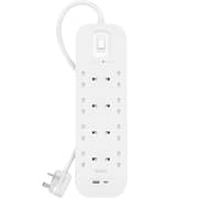 Belkin SRB003AR2M 8 Way Extension Strip 18W