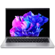 Acer Swift Go (2023) Notebook - 13th Gen / Intel Core i5-1335U / 14inch OLED / 512GB SSD / 8GB RAM / Shared Intel Iris Xe Graphics / Windows 11 Home / English & Arabic Keyboard / Silver / Middle East Version - [NX.KMZEM.002]