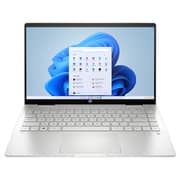 HP Pavilion x360 2-in-1 Convertible (2022) Laptop - 12th Gen / Intel Core i5-1235U / 14inch FHD / 512GB SSD / 16GB RAM / Shared Intel Iris Xe Graphics / Windows 11 Home / English & Arabic Keyboard / Silver / Middle East Version - [14-EK0027NE]