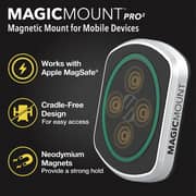 Scosche 4-in-1 Magicmount Pro2 Phone Mount Silver/Black