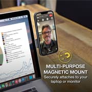 حامل هاتف ممغنط Magicmount يثبت على الشاشة وبلون أسود من سكوش