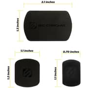 Scosche Magicplate Kit Replacement Plates For MagicMount Black