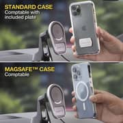 Scosche Magicmount Pro Charges Magnetic Charging Mount Black/Silver
