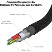 Scosche Strikeline USB-C To Lightning Charge And Sync Cable 4ft Black