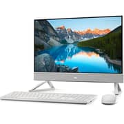 Dell Inspiron 24 All-in-One (2023) Desktop - 13th Gen / Intel Core i7-1355U / 23.8inch FHD / 512GB SSD / 16GB RAM / Shared Graphics / Windows 11 Home / English & Arabic Keyboard / White / Middle East Version - [5420-INS-1256]