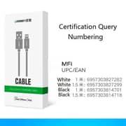 Ugreen USB-A to LTG Male Cable 2m White