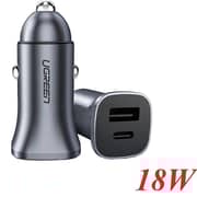 Ugreen USB C PD & QC Fast Car Charger Adapter 18W Grey