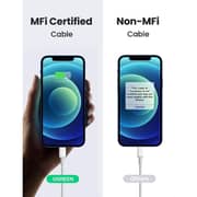 Ugreen PD Fast Charger UK With USB-C to Lightning Cable 1m White