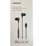 Ugreen EP103 Wired In Ear Earphones With Lightning Connector Black