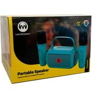 Micro Digit Portable Speaker With Microphone Blue