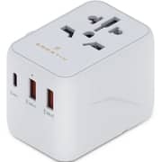 Smartix 1 Pc Premium International Travel Adaptor White