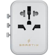 Smartix 1 Pc Premium International Travel Adaptor White