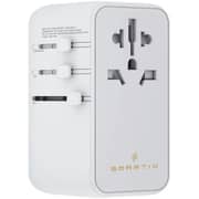 Smartix 1 Pc Premium International Travel Adaptor White