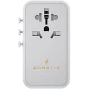 Smartix 1 Pc Premium International Travel Adaptor White