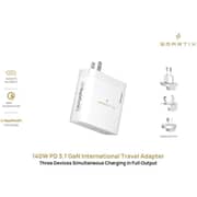 Smartix Travel Adaptor White