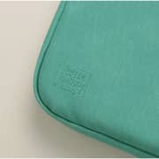 Dawenha LPT28 Hand Leather Laptob Sleeve  / two zippers /  hand / 3 layers protection /  Pistachio