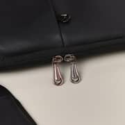 Dawenha LPT41 shoulder Leather Laptob Sleeve  / two zippers / spill-resistant /  hand / 3 layers protection /  Black