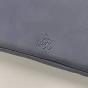 Dawenha LPT45 shoulder Leather Bag  two zippers - 3 layers protection / spill-resistant / dustproof / shockproof / Grey