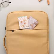 Dawenha LPT30 Hand Leather Bag  two zippers - 3 layers protection / spill-resistant / dustproof / shockproof / Latte