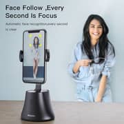 Yesido AI Face Object Tracking Mobile Holder Black