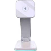 Yesido 3-in-1 Foldable Wireless Charger White