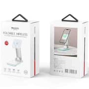 Yesido 3-in-1 Foldable Wireless Charger White