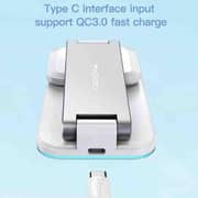 Yesido 3-in-1 Foldable Wireless Charger White