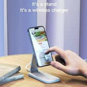 Yesido 3-in-1 Foldable Wireless Charger White