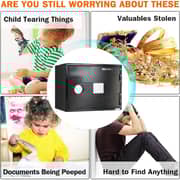 Mahmayi Horizontal Safe for Home Office with Digital Lock