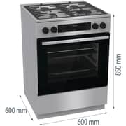 Gorenje Freestanding Combined Cooker GK6C62XA