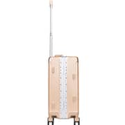 Stargold 1 Pc Hard Side Cabin Trolley Case Champagne