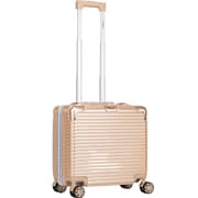 Stargold 1 Pc Hard Side Cabin Trolley Case Champagne