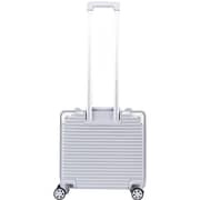Stargold 1 Pc Hard Side Cabin Trolley Case Silver